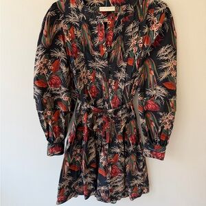 Ulla Johnson Multicolor Floral Button-Down Dress